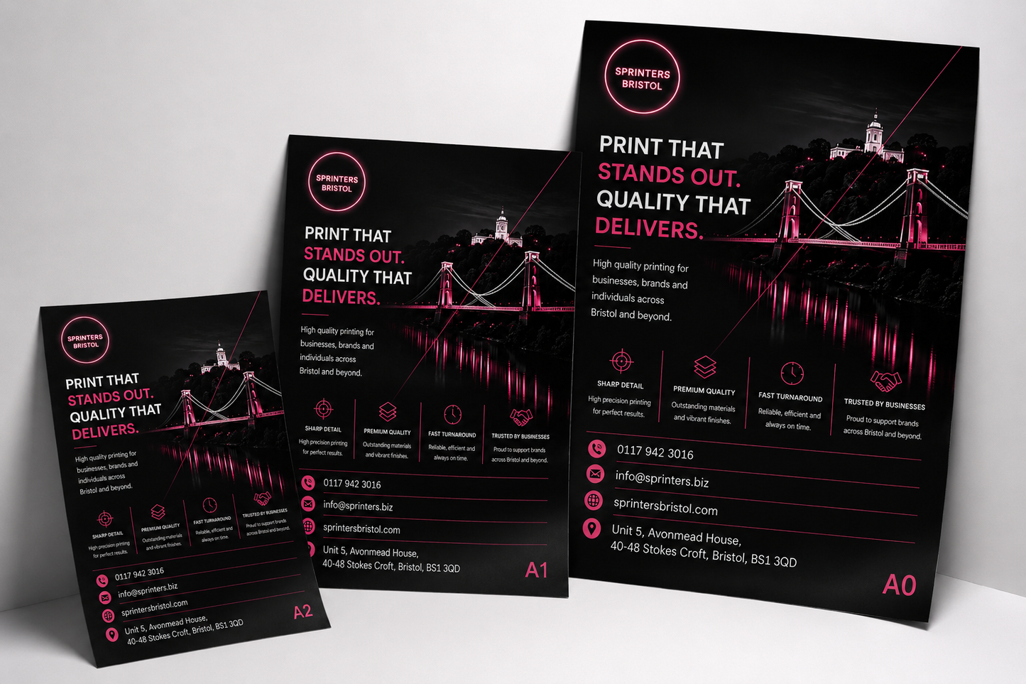 Wide Format Prints (A1 & A0)